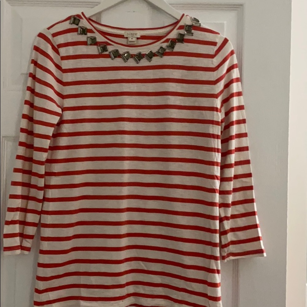 JCrew factory women’s embellished tee